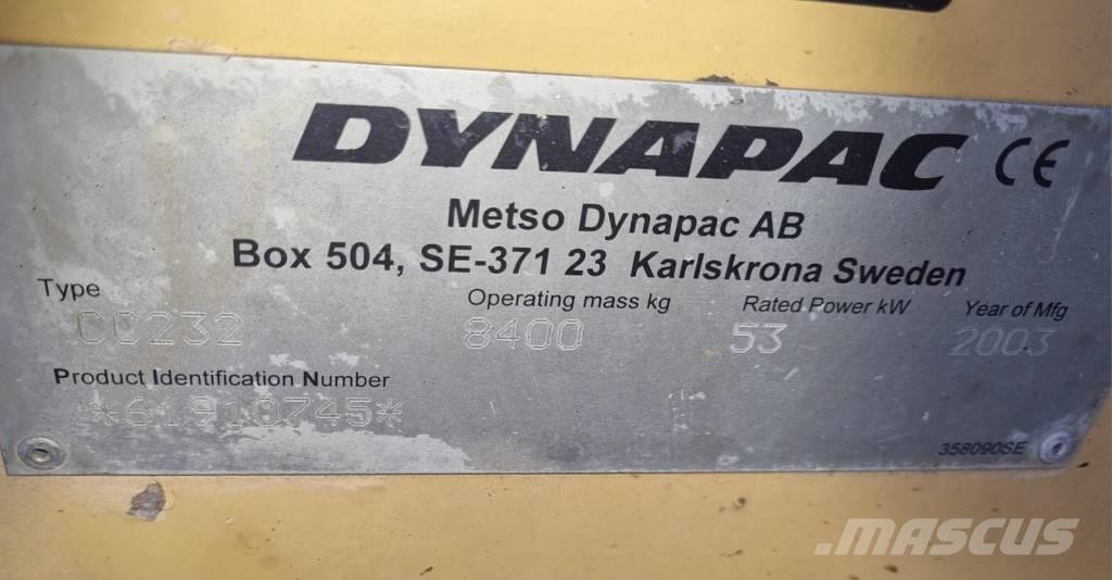 Dynapac CC 232 Cilindri compactori dubli