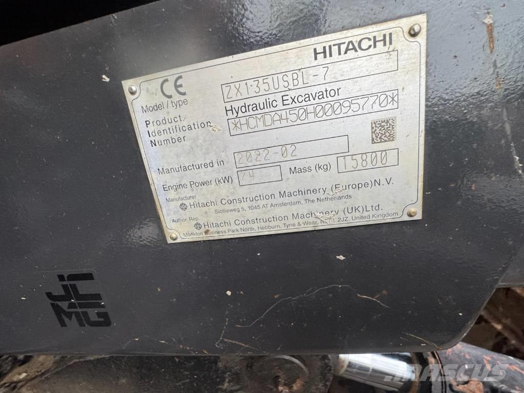 Hitachi ZX 135 US-7 Excavatoare pe șenile
