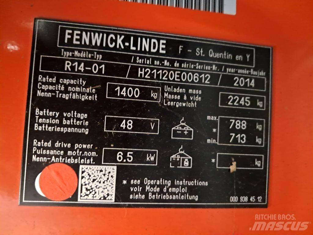 Linde R14-01 Stivuitor cu catarg retractabil