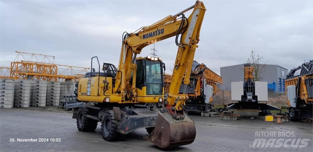 Komatsu PW160-7E0 Excavatoare cu roti