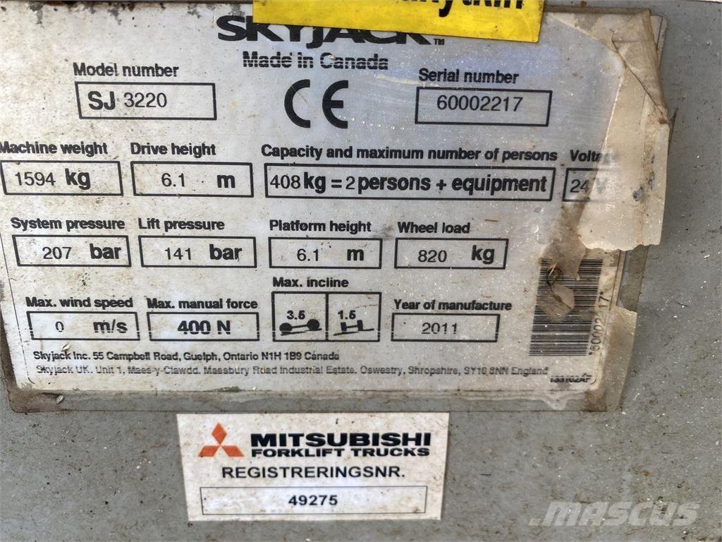 SkyJack SJ3219 Platforme foarfeca