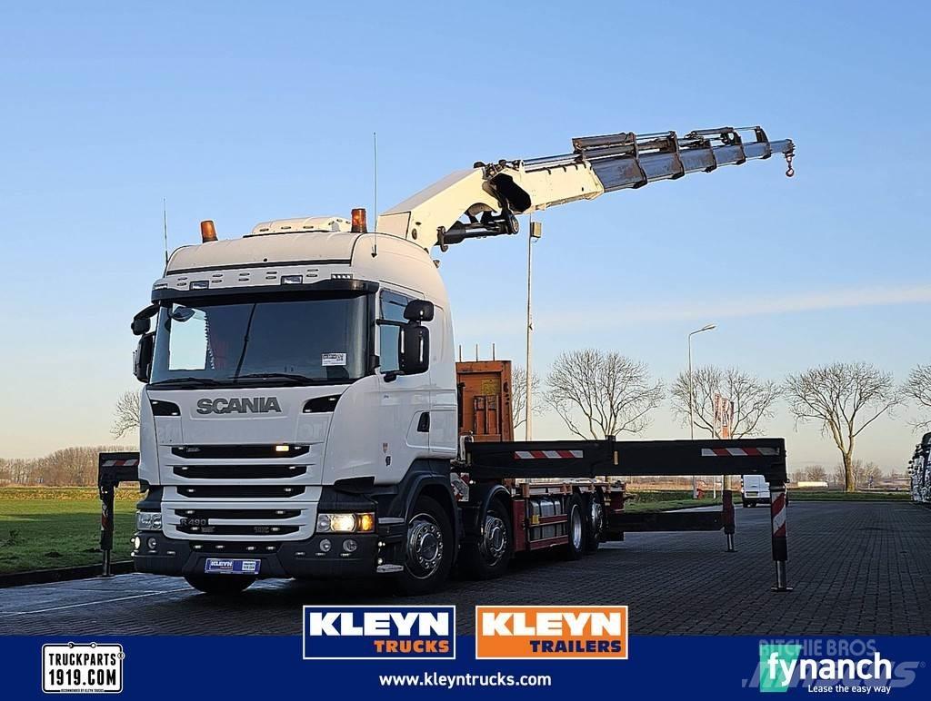 Scania R490 Camioane platforma/prelata