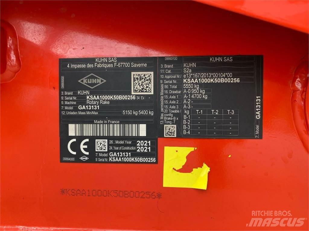 Kuhn GA13131 Utilaj de răvăşit fân