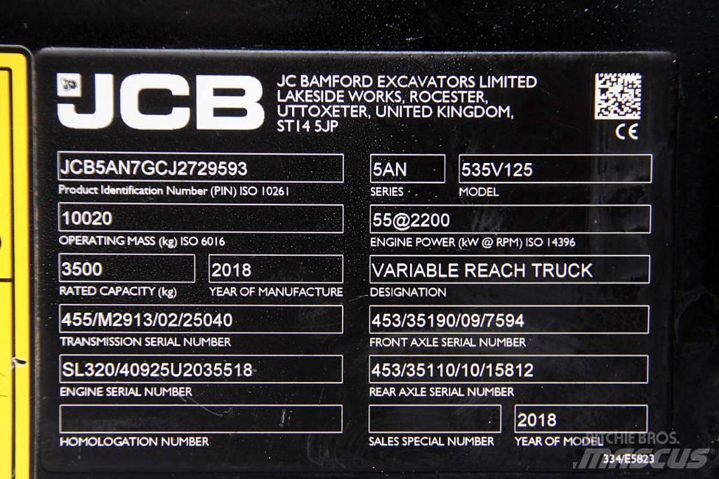 JCB 535-125 Stivuitoare telescopice