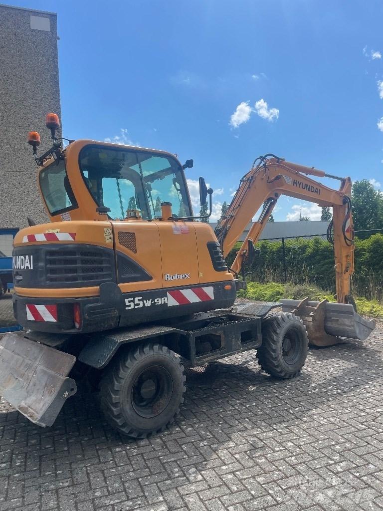 Hyundai 55w9a Excavatoare cu roti