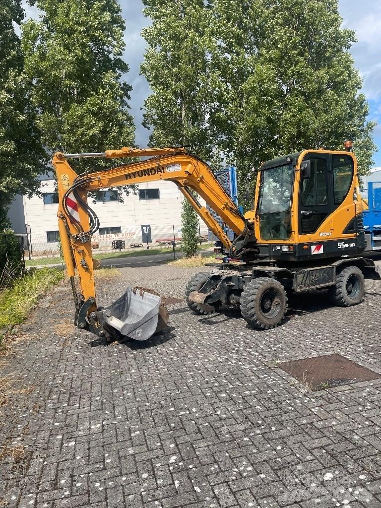Hyundai 55w9a Excavatoare cu roti