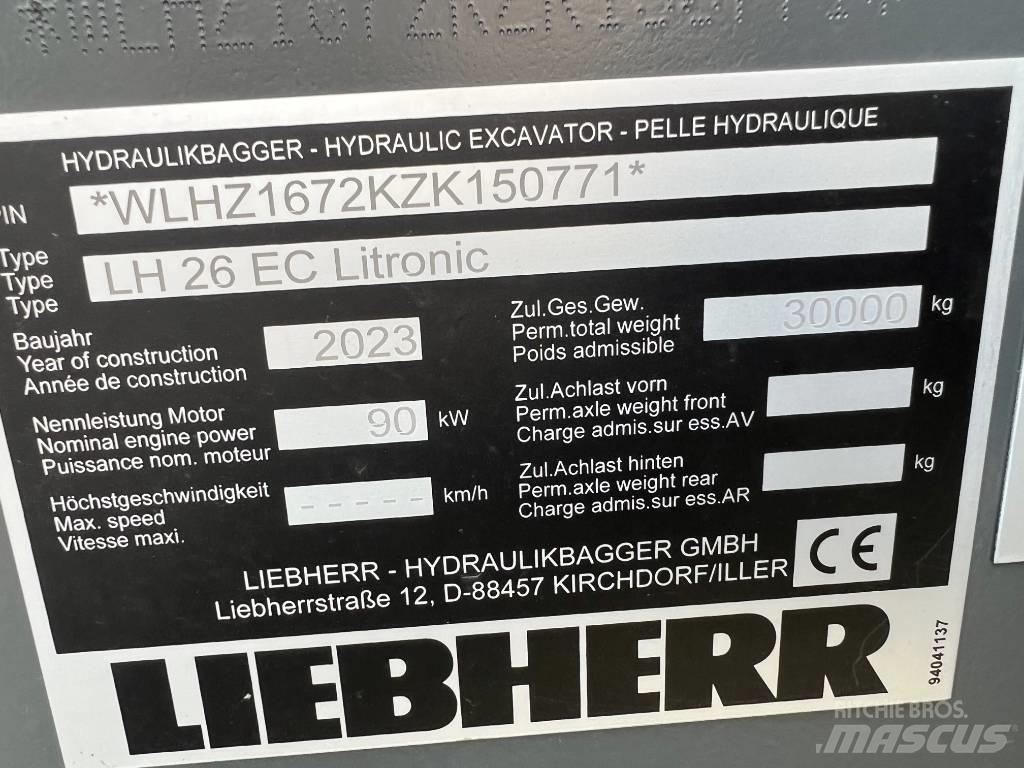 Liebherr LH26 EC Excavatoare pe șenile
