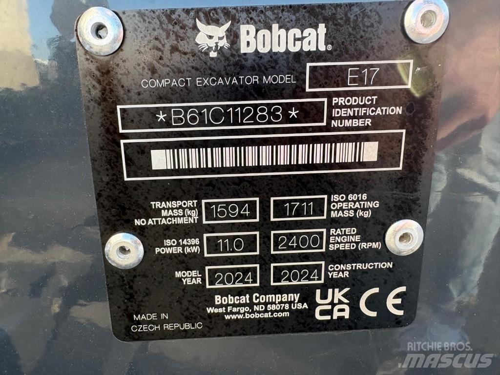 Bobcat E 17 Mini excavatoare < 7t