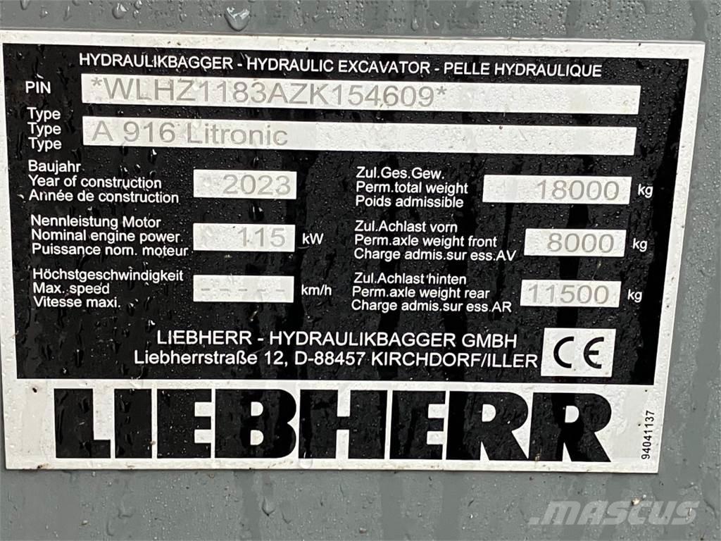 Liebherr A916 Excavatoare cu roti