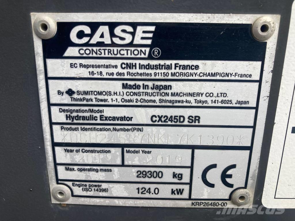 CASE CX 245 D SR LC Excavatoare pe șenile
