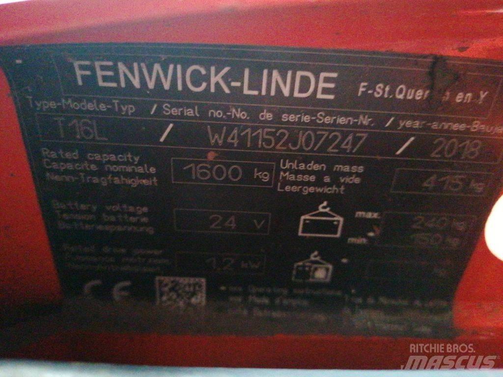 Linde T16L Transpaleta manuala