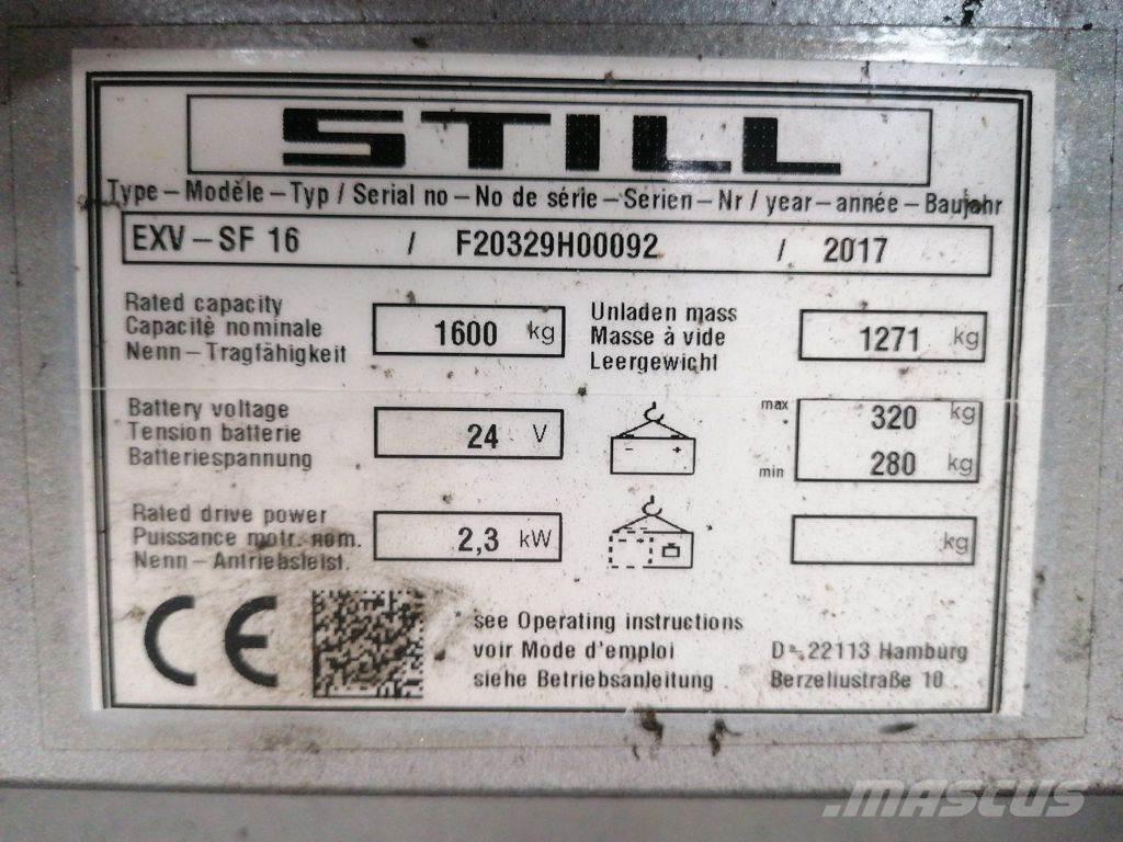 Still EXV SF 16 Transpaleta manuala