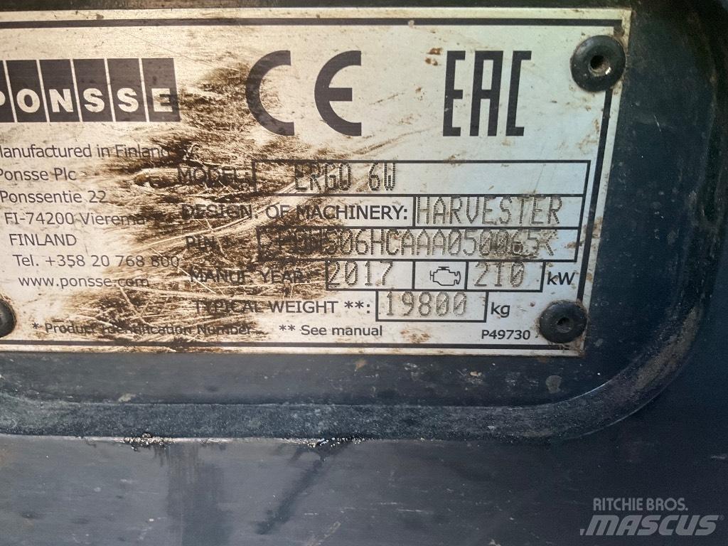 Ponsse ERGO 6W Combine forestiere