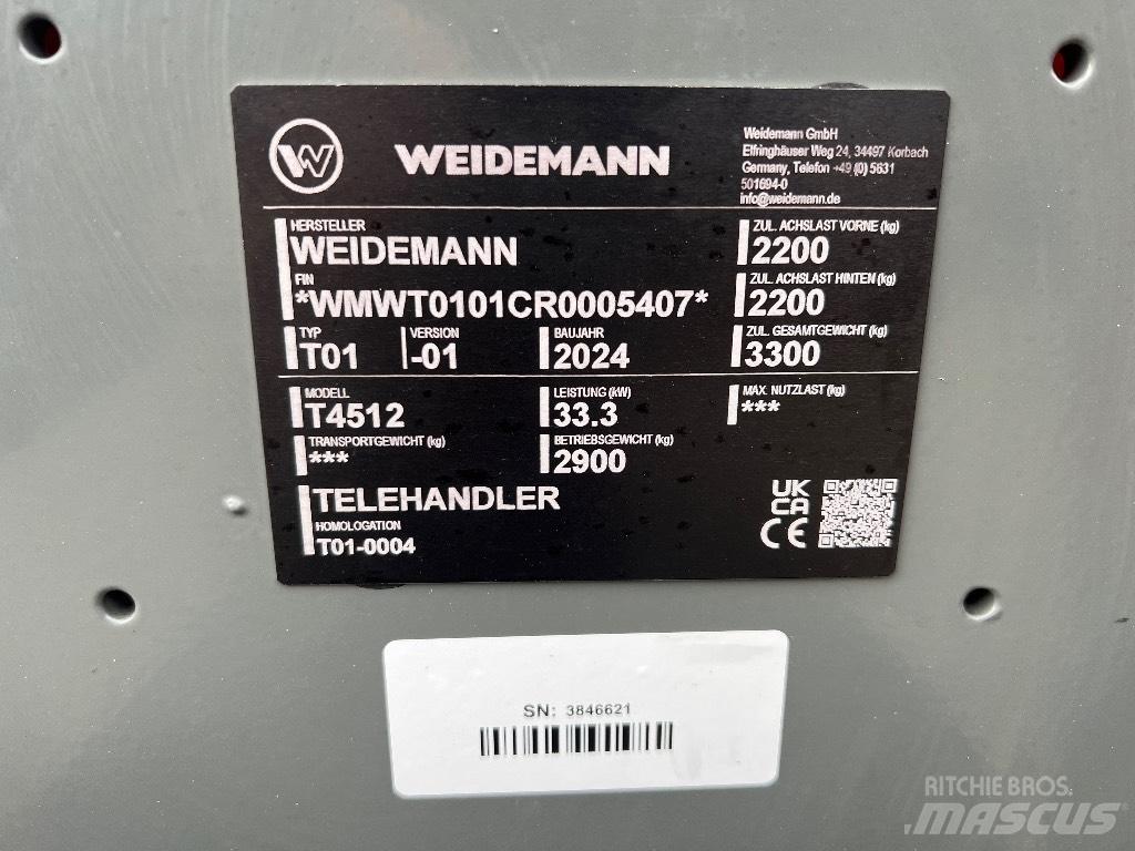 Weidemann 4512 Manipulatoare agricole
