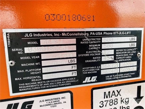 JLG 460 SJ Nacele cu brat telescopic
