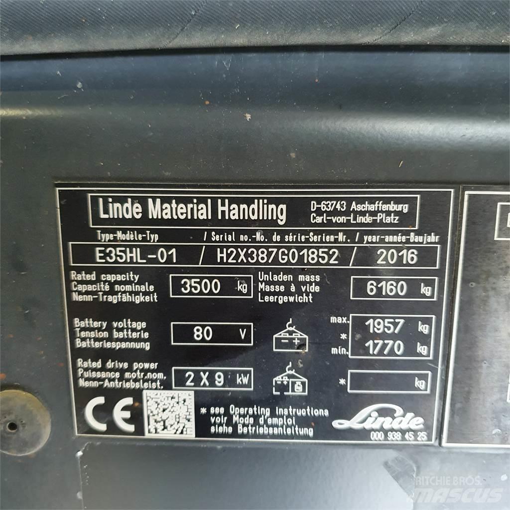 Linde E35HL Stivuitor electric