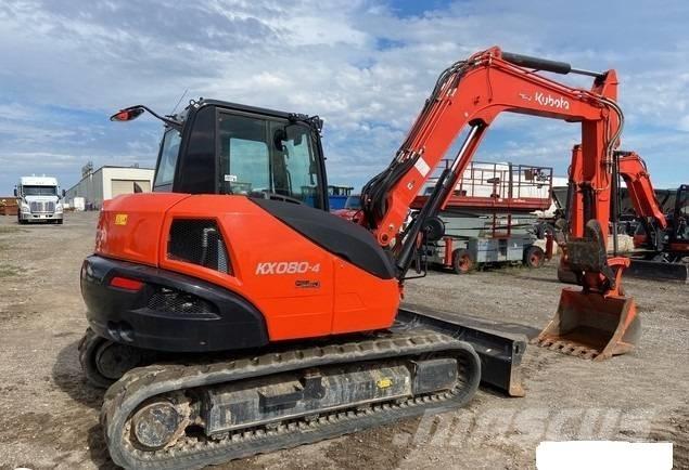 Kubota KX080-4S2 Excavatoare pe șenile
