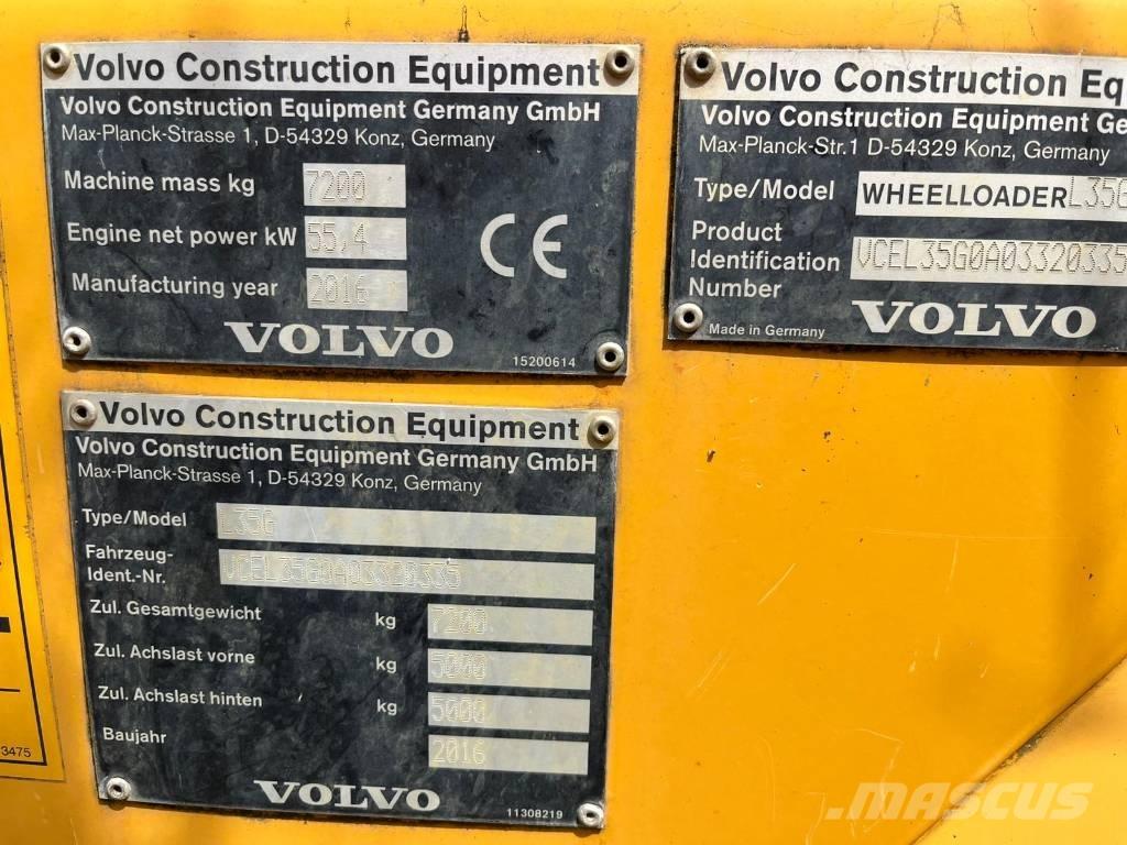 Volvo L 35 G Incarcator pe pneuri