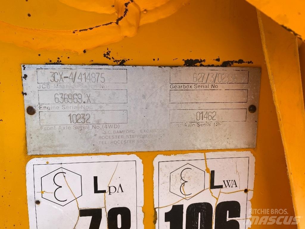 JCB 3 CX Buldoexcavatoare