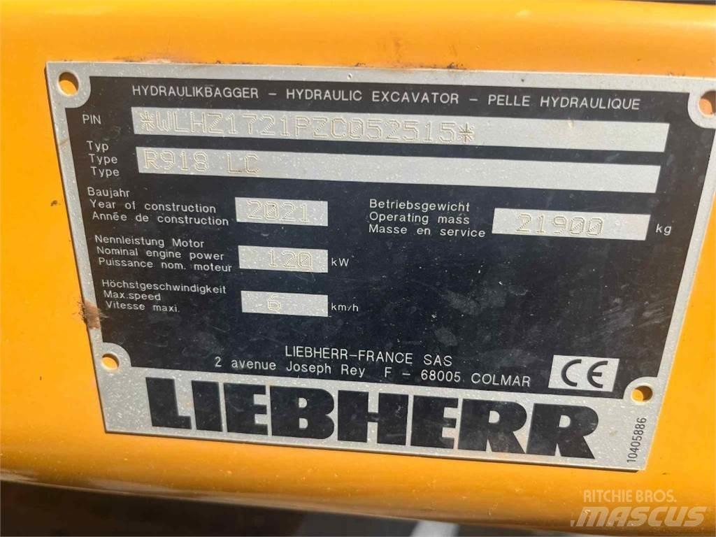 Liebherr R918 Excavatoare pe șenile
