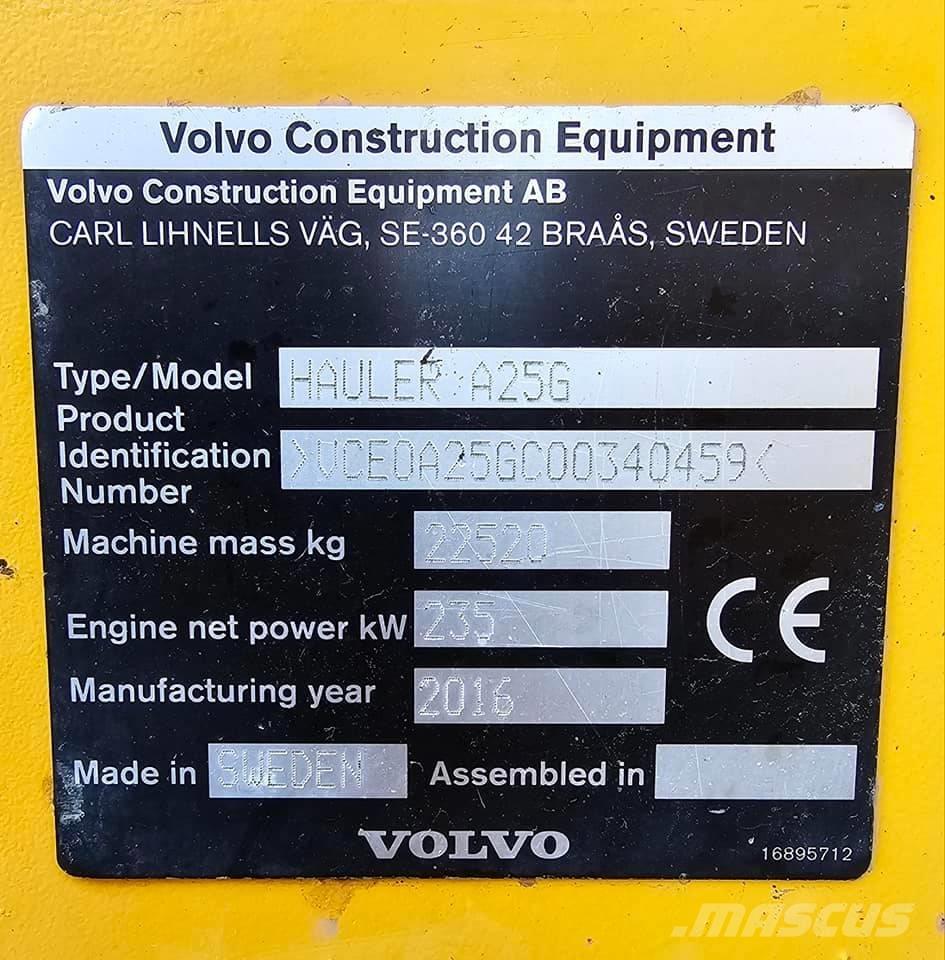 Volvo A 25 G Transportoare articulate