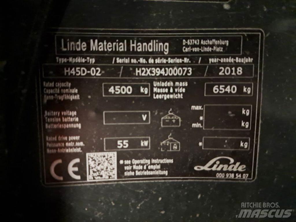 Linde H45D-02 Stivuitor diesel