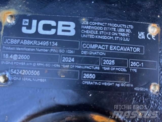 JCB 26C-1 Mini excavatoare < 7t