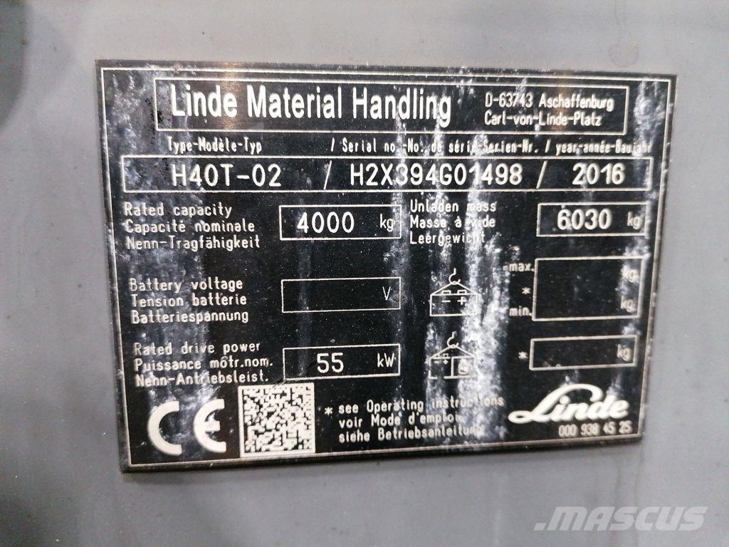 Linde H40T-02 Stivuitor GPL