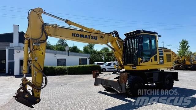 Komatsu PW 180-10 Excavatoare cu roti