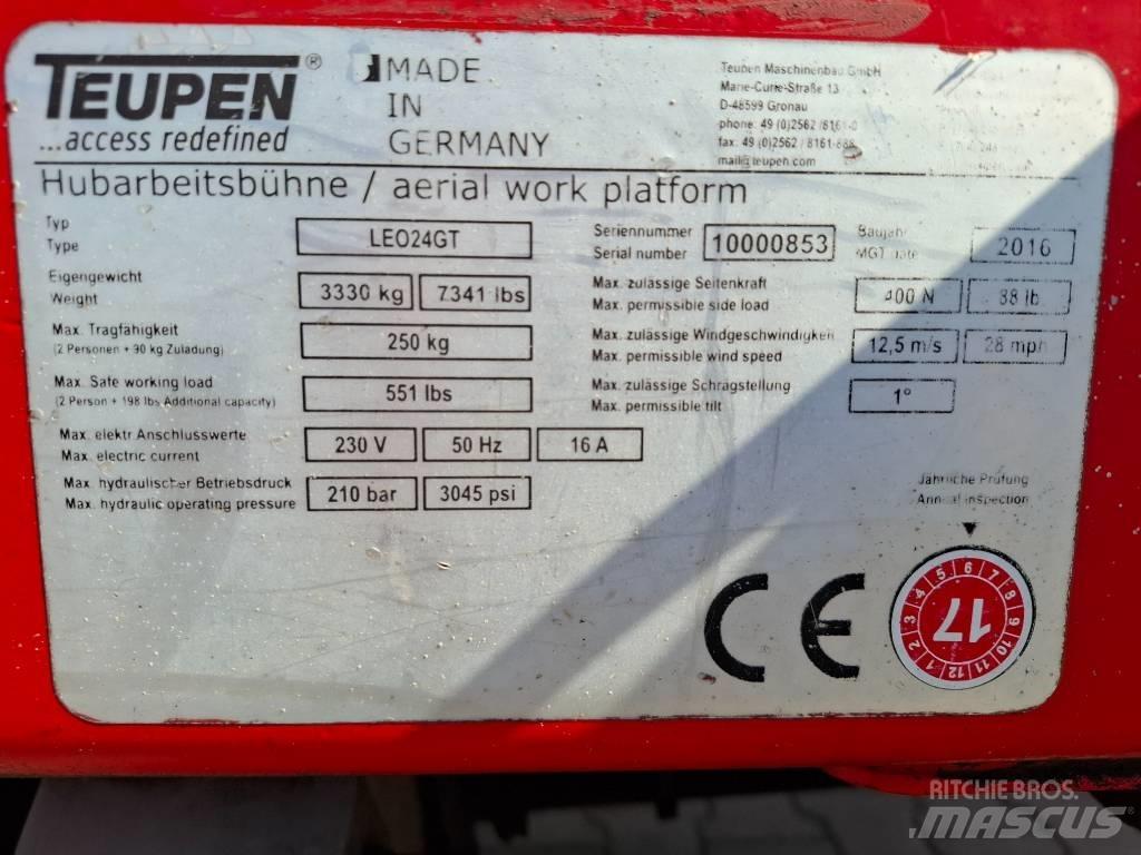 Teupen LEO24GT Nacele cu brat articulat
