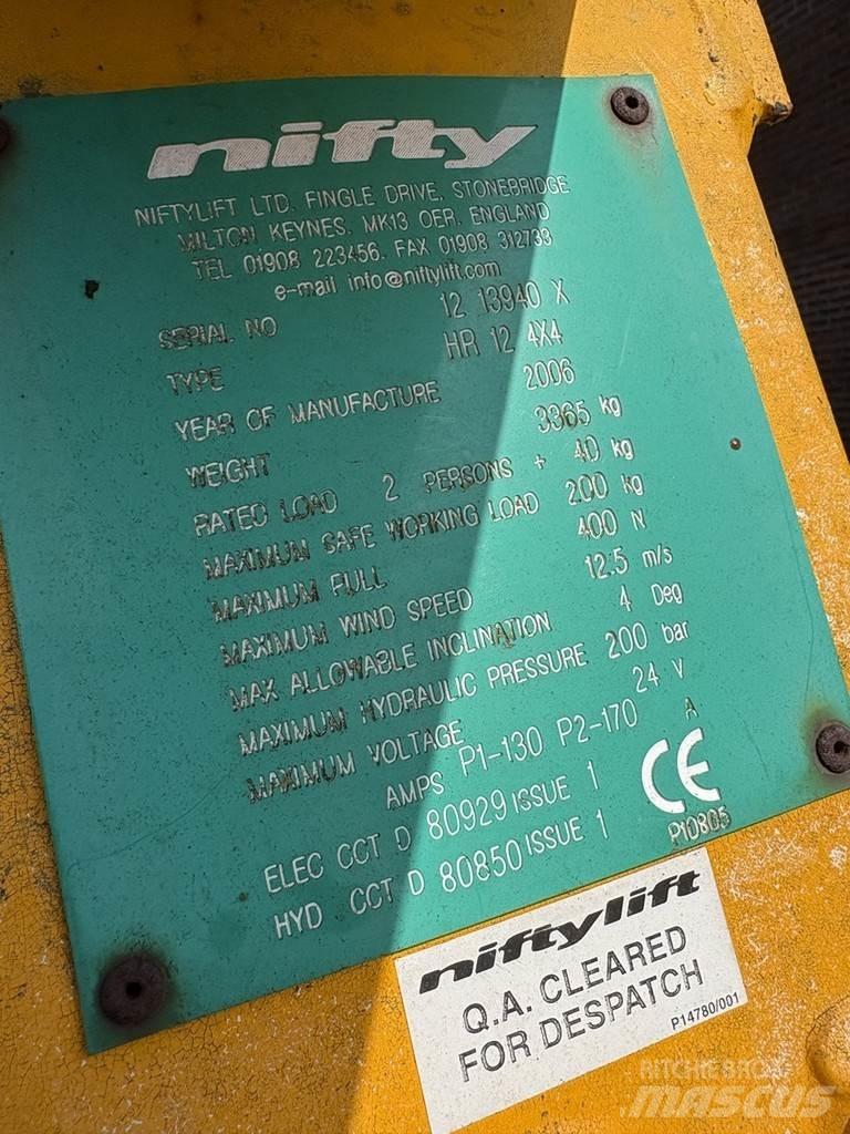 Niftylift Hr12nde Nacele cu brat articulat