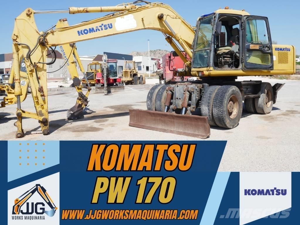 Komatsu PW 170 Excavatoare cu roti
