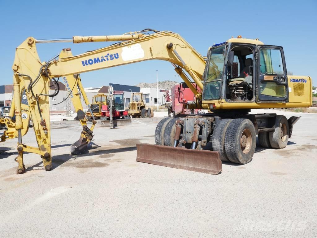 Komatsu PW 170 Excavatoare cu roti