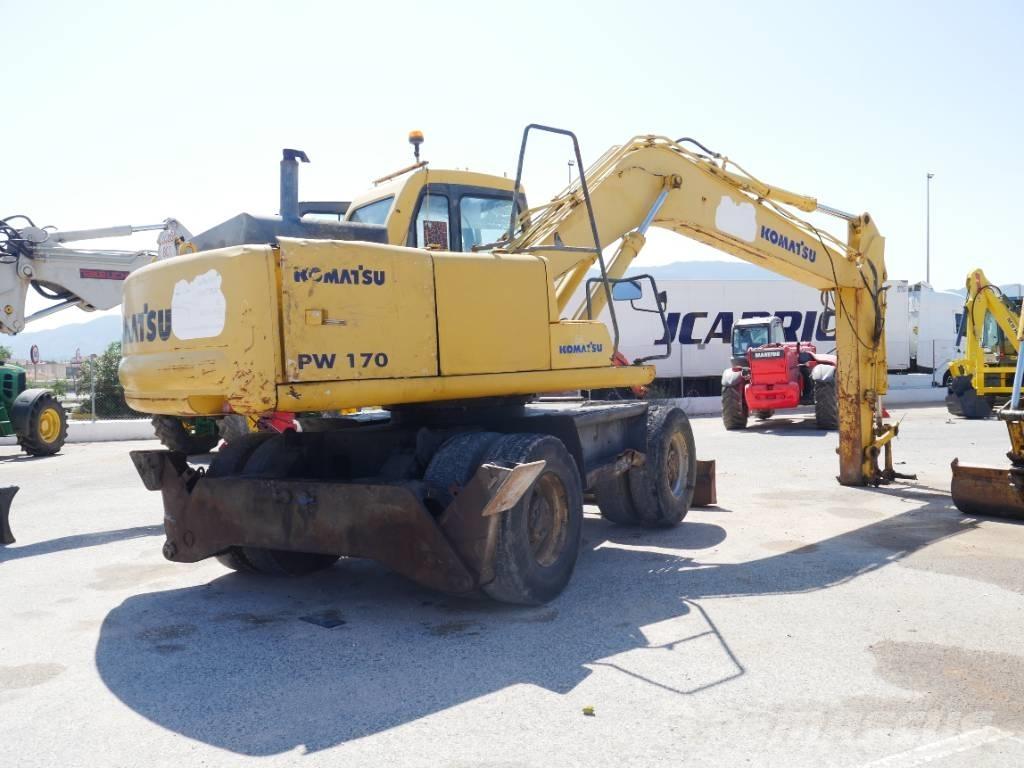 Komatsu PW 170 Excavatoare cu roti
