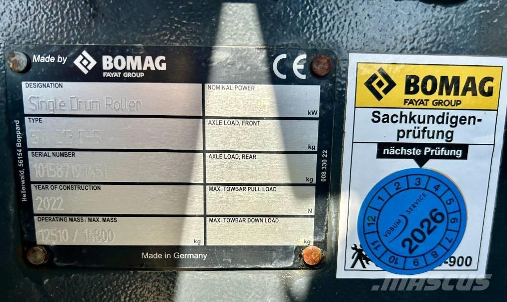 Bomag BW 213 D-5 Alti cilindri compactori