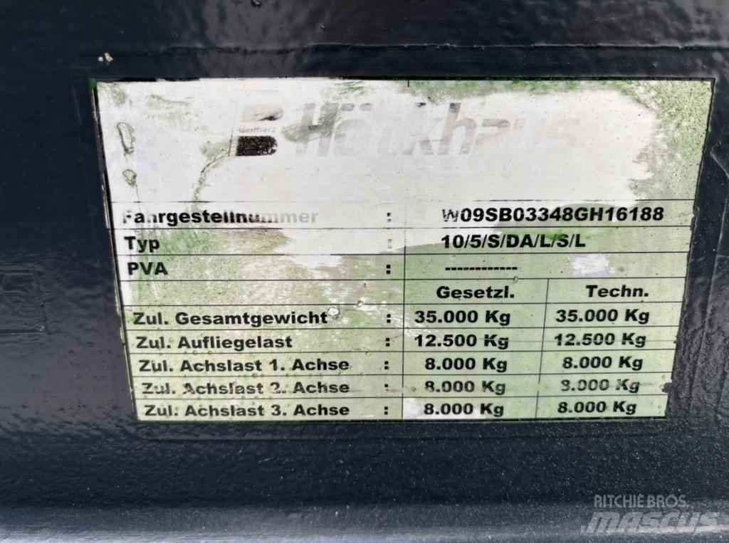  Hoenkhaus 10m3 mixer Alte semi-remorci