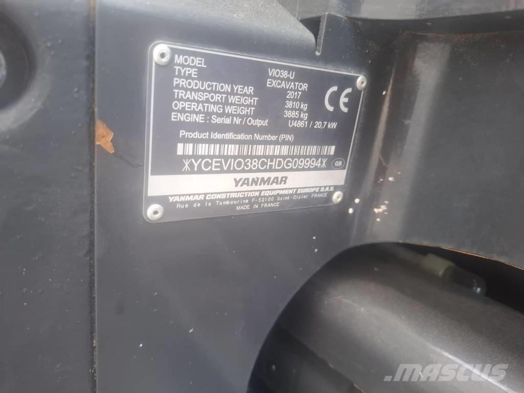 Yanmar Vio 38-U Mini excavatoare < 7t