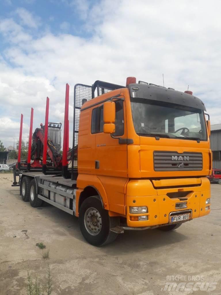 MAN TGA 33.530 Camion pentru lemne