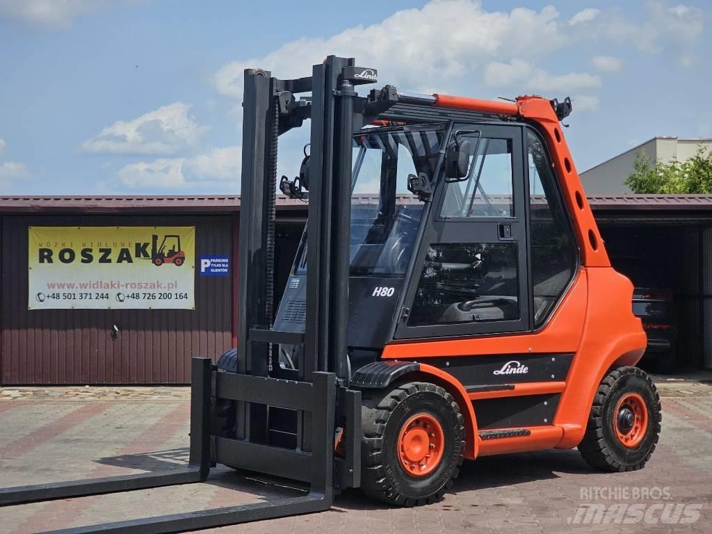 Linde H80D-03 Stivuitor diesel