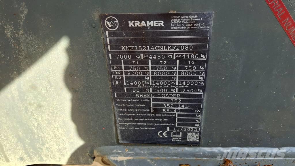Kramer 8115 Incarcator pe pneuri