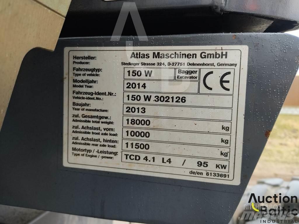 Atlas 150 W Excavatoare cu roti