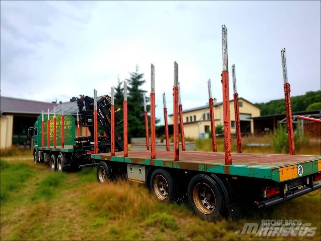 MAN TGA 33.430 Camion pentru lemne