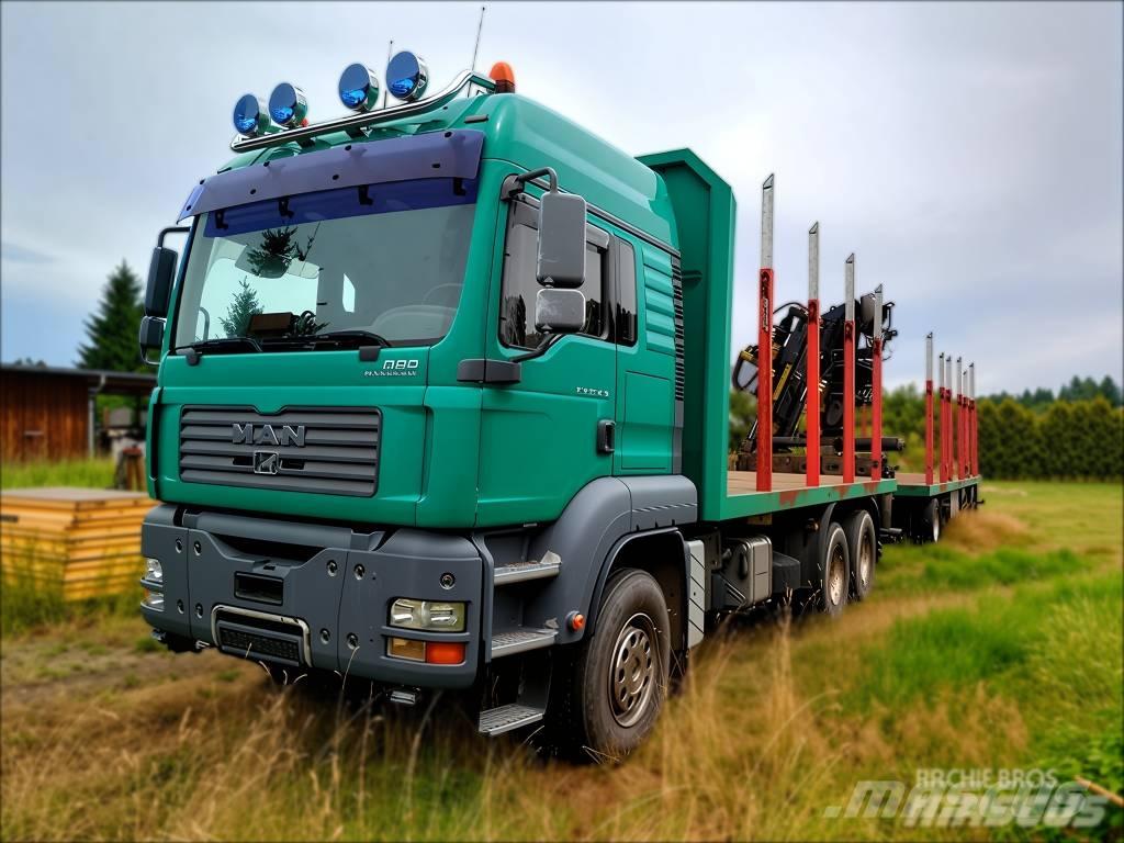 MAN TGA 33.430 Camion pentru lemne