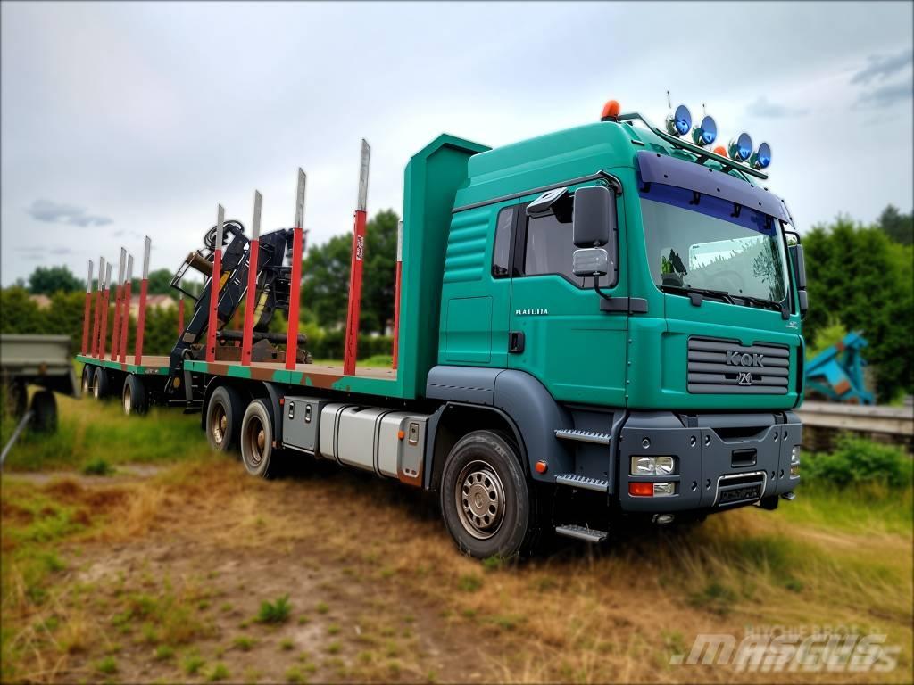 MAN TGA 33.430 Camion pentru lemne