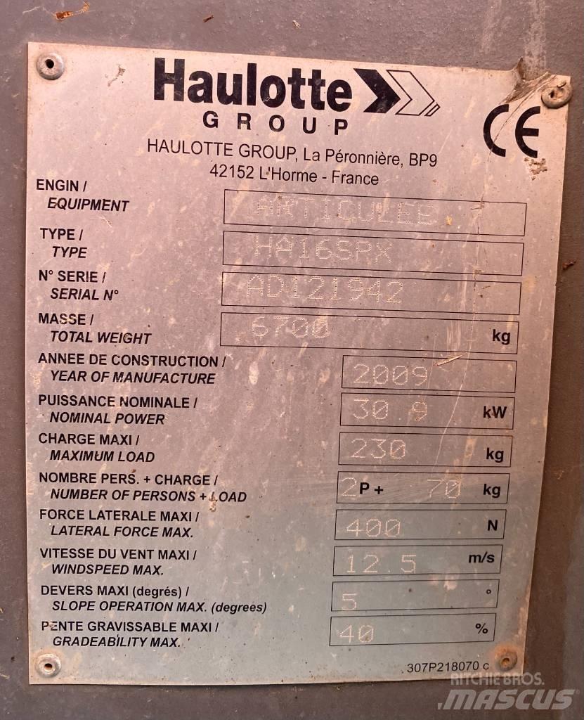 Haulotte HA 16 SPX Nacele cu brat articulat