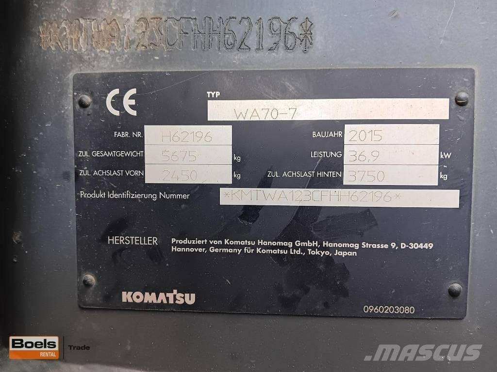 Komatsu WA 70-7 Incarcator pe pneuri