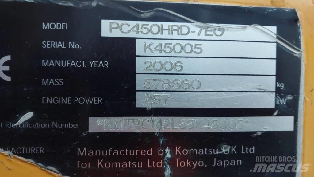 Komatsu PC450HRD-7E0 Excavatoare de demolare