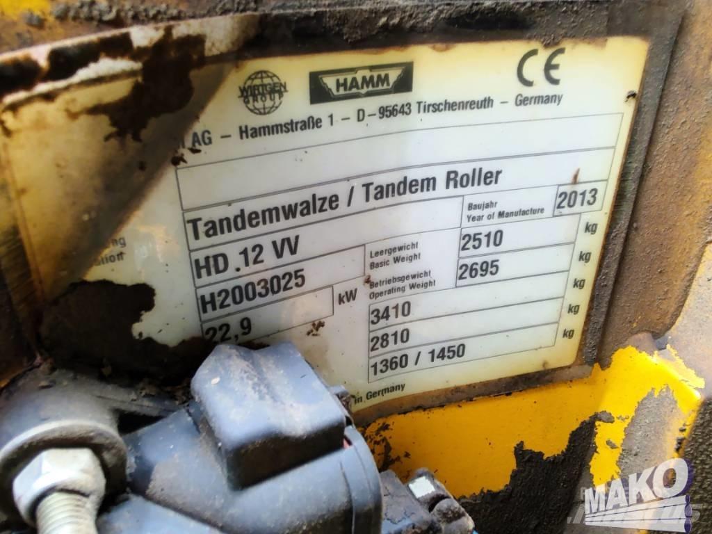 Hamm HD 12 VV Cilindri compactori dubli
