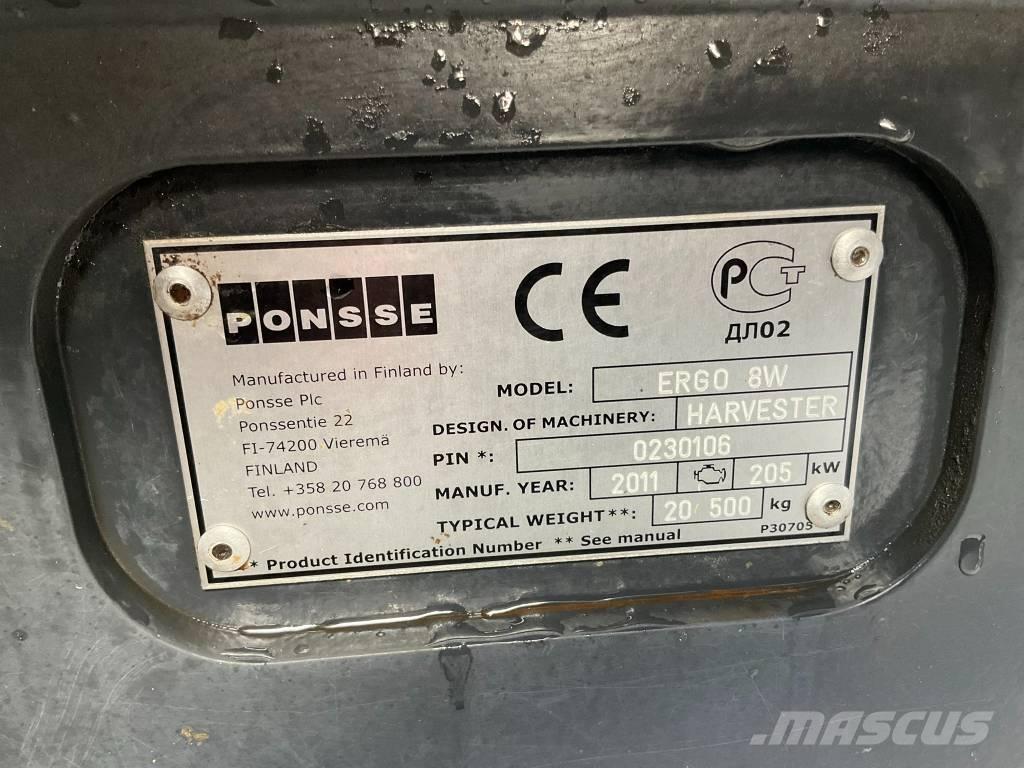 Ponsse ERGO 8W Combine forestiere