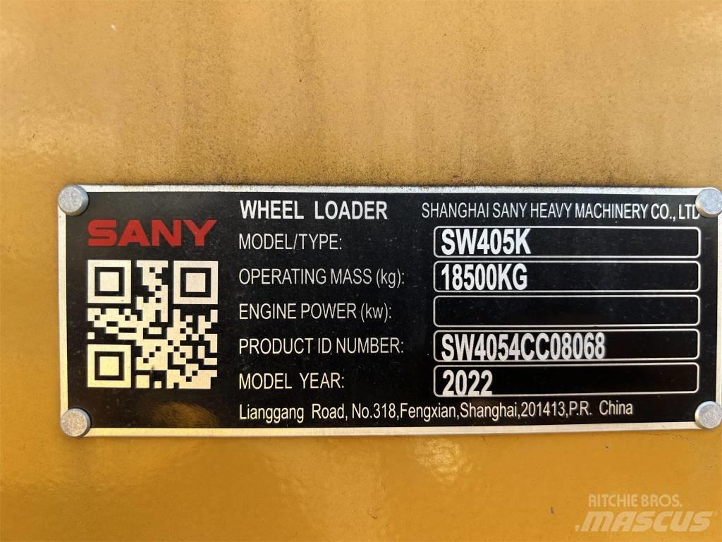 Sany SW405K Incarcator pe pneuri